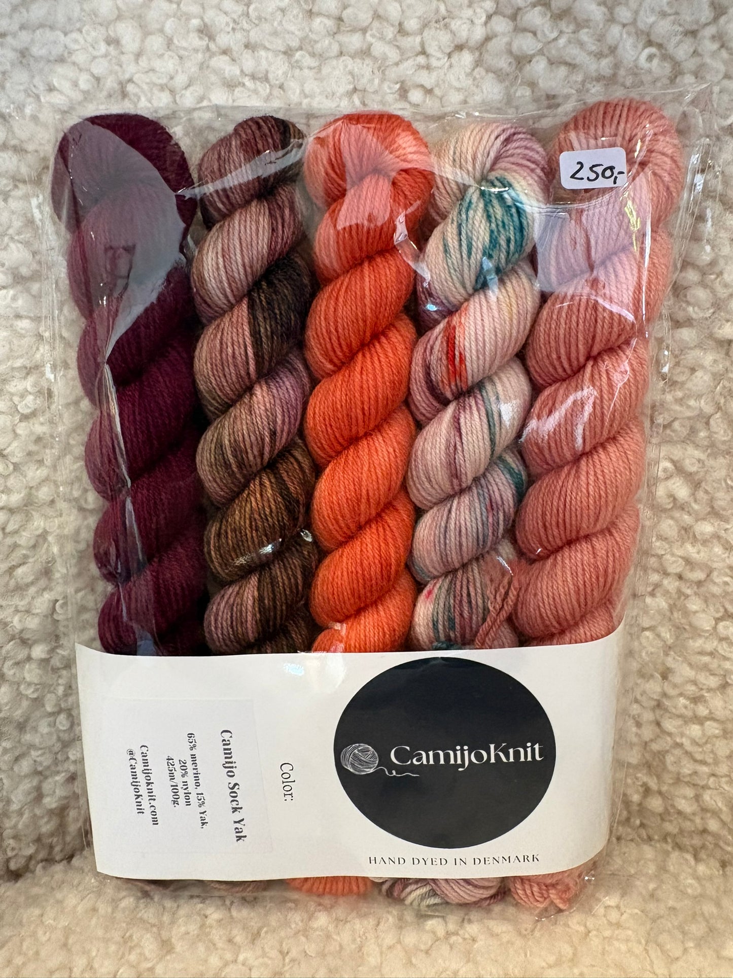 CamijoKnit 5 mini skein set, Sock