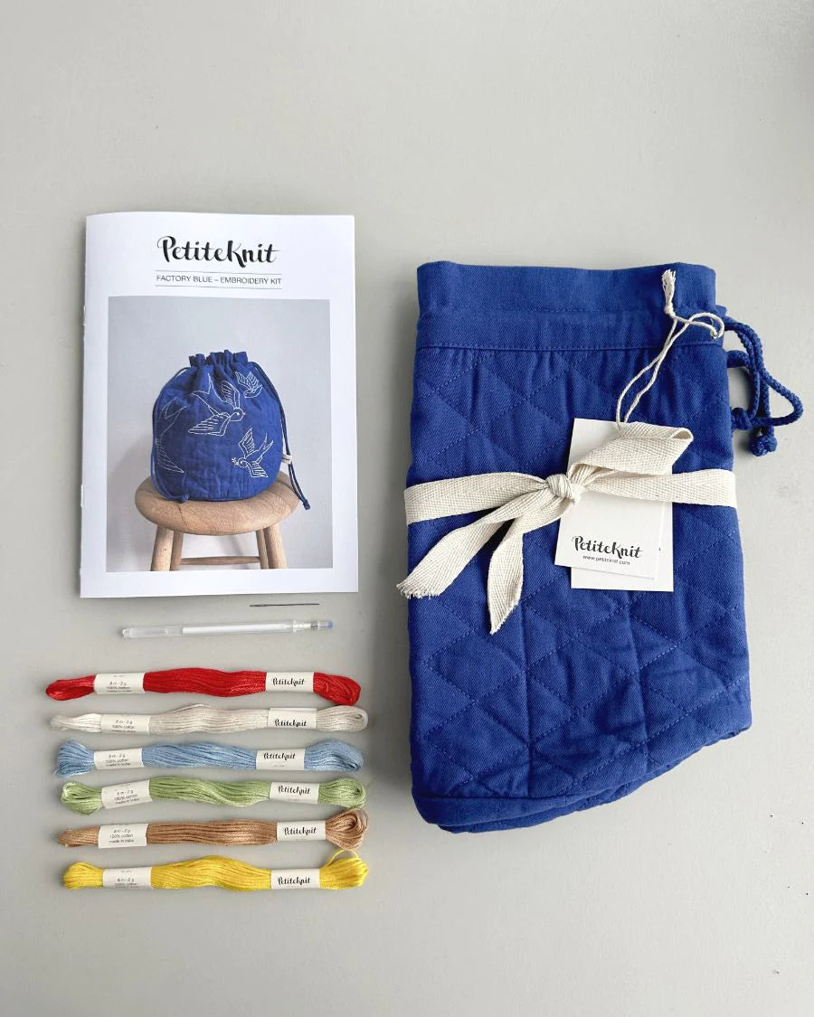 PetiteKnit BRODERIKIT - GET YOUR KNIT TOGETHER BAG