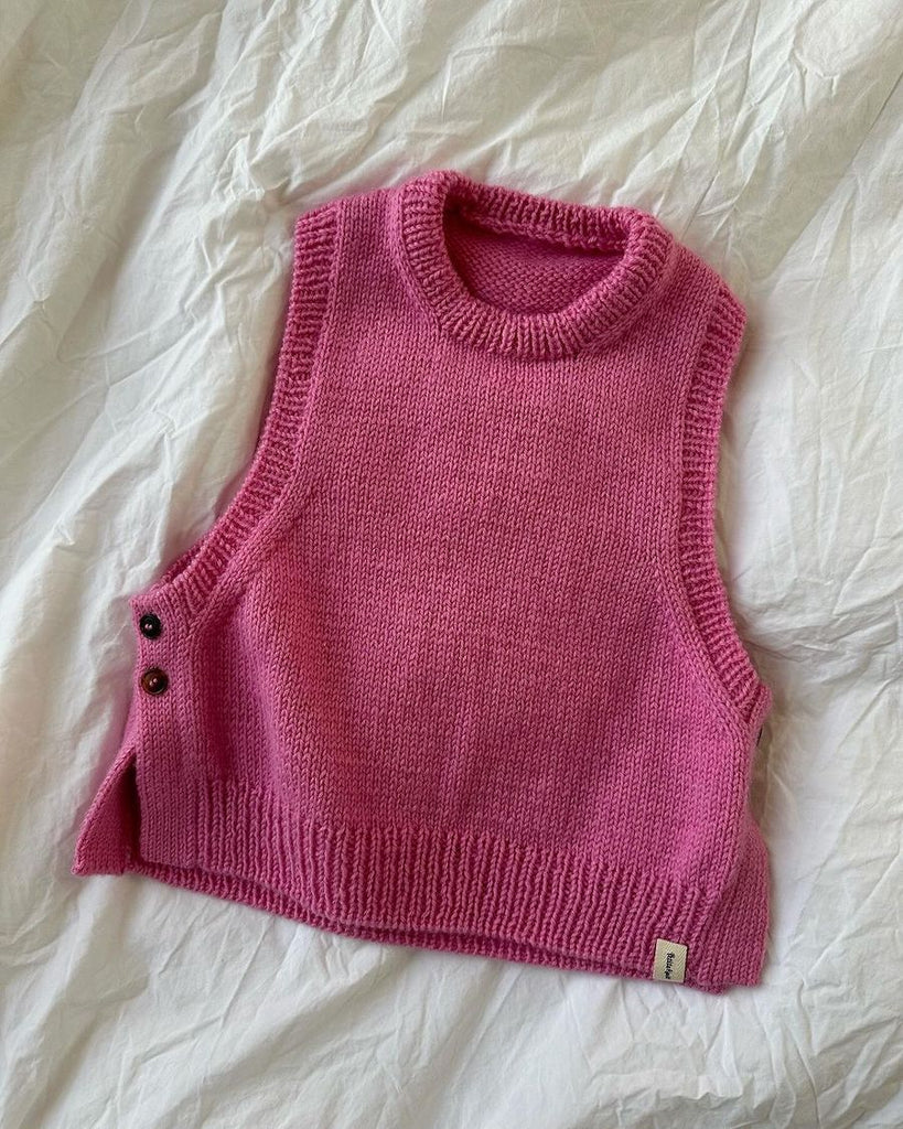 PetiteKnit opskrift - Lulu Slipover Junior, papirudgave