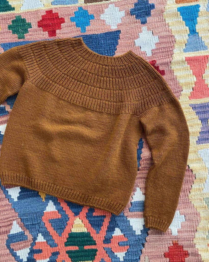 PetiteKnit opskrift - Ankers Trøje, my size, papirudgave