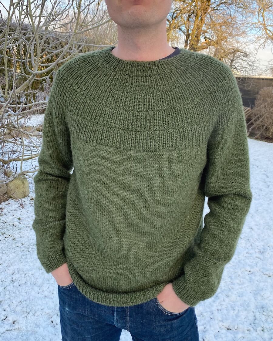 PetiteKnit opskrift - Ankers Trøje My Boyfriend´s Size, papirudgave