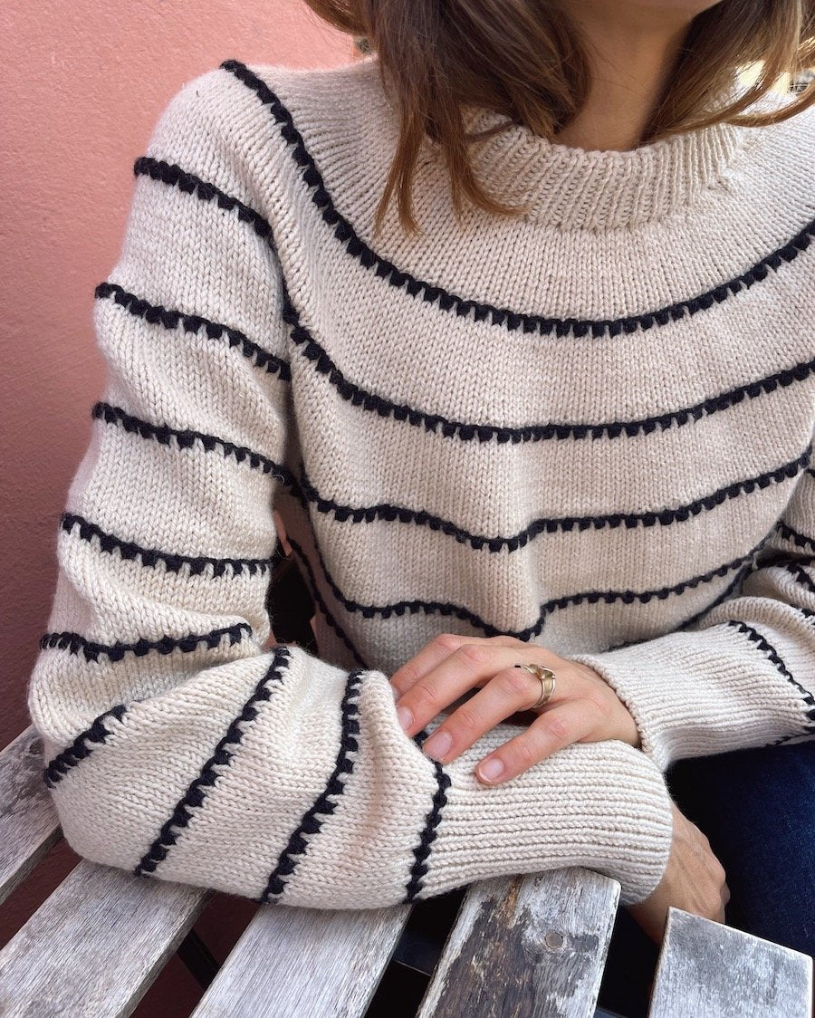 PetiteKnit opskrift - Festival Sweater My Size, papirudgave