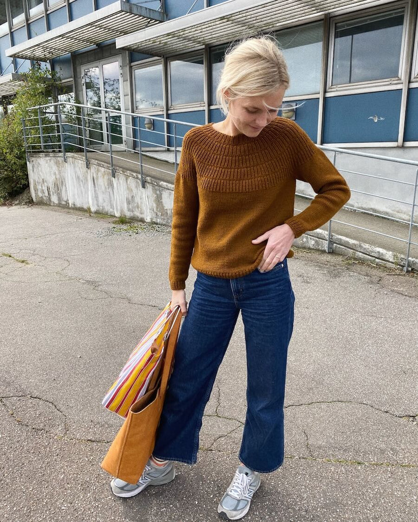 PetiteKnit opskrift - Ankers Trøje, my size, papirudgave