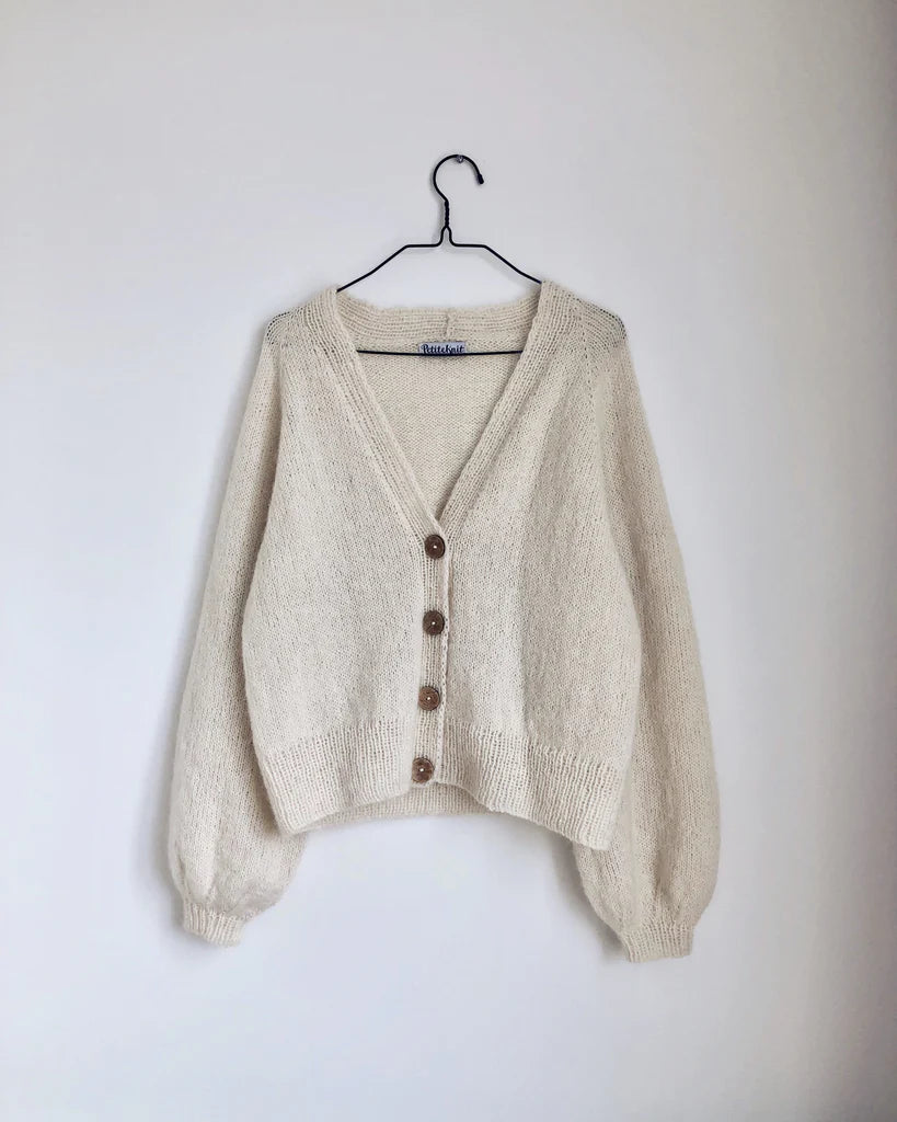 PetiteKnit opskrift - Balloncardigan, papirudgave