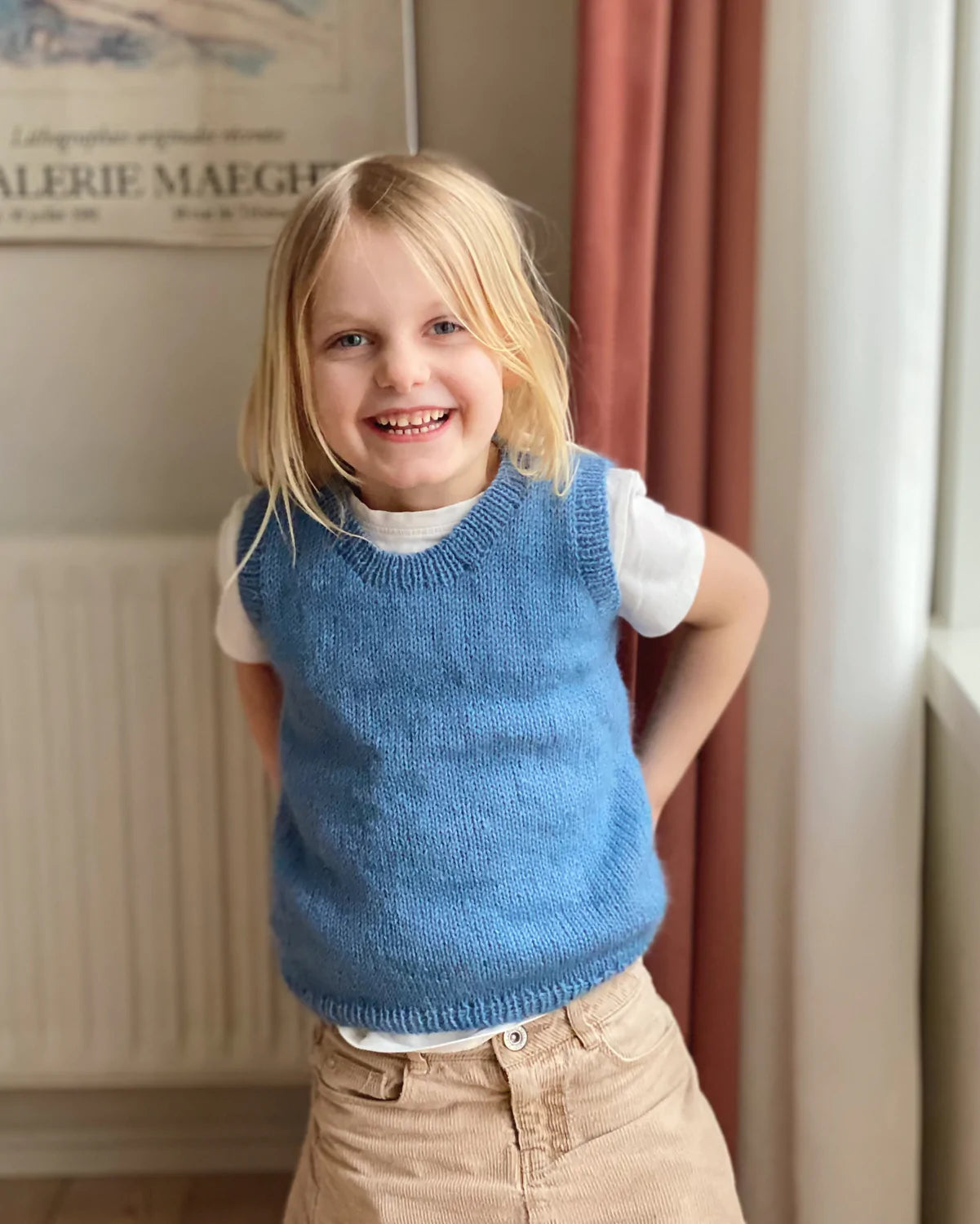 PetiteKnit opskrift - Stockholm Slipover Mini, papirudgave