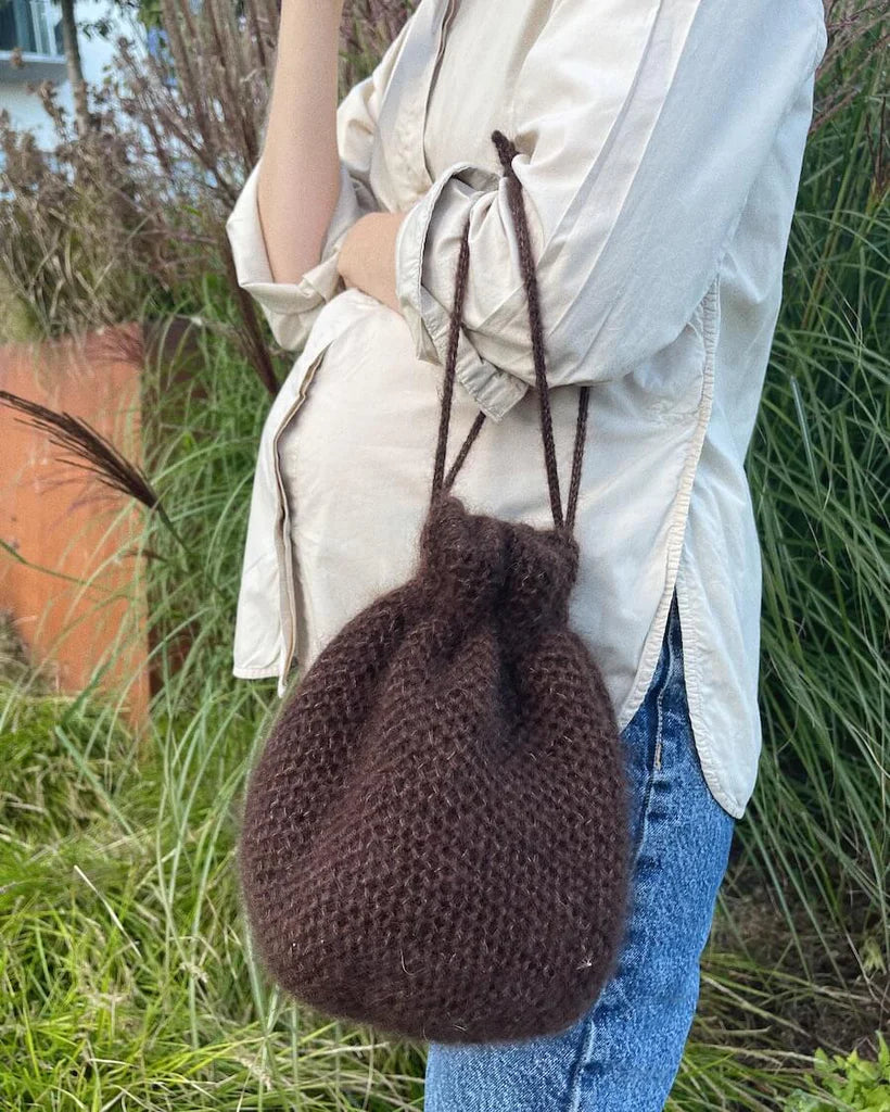 PetiteKnit opskrift - Honey Bucket Bag, papirudgave