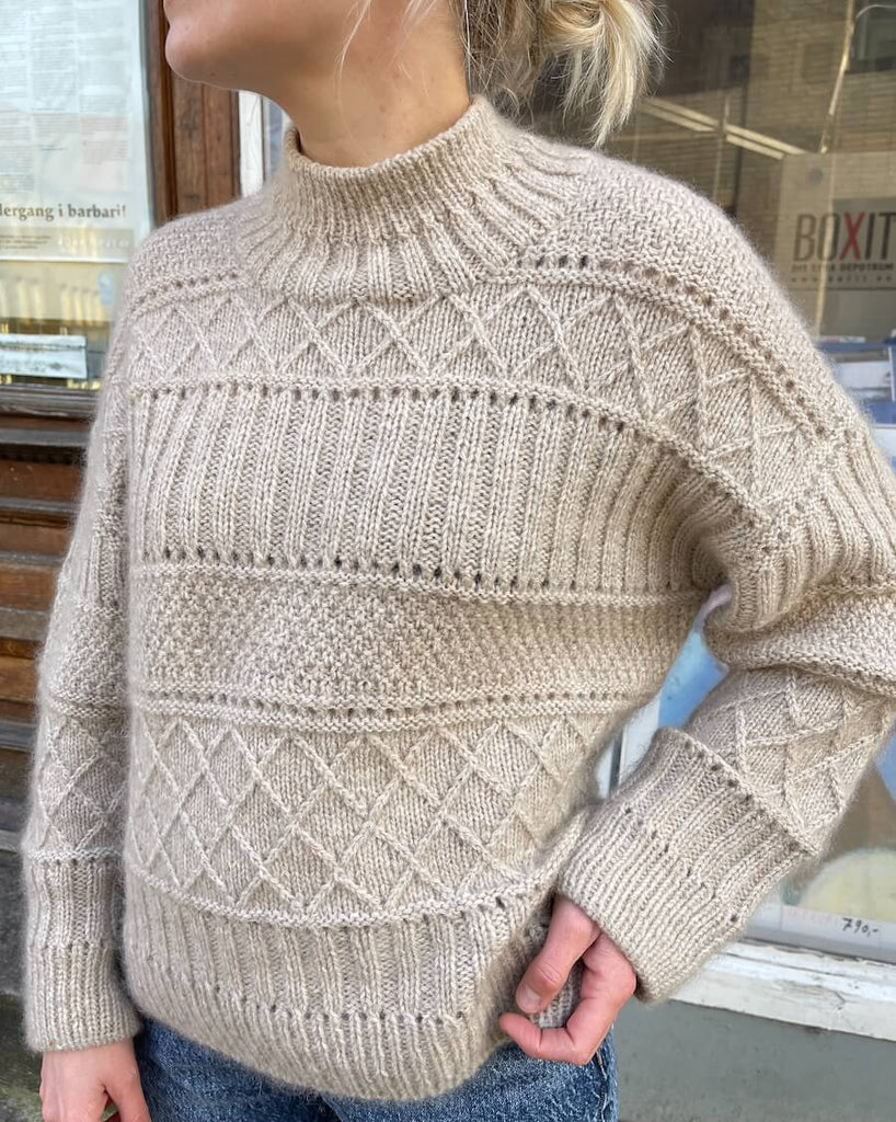 PetiteKnit opskrift - Ingrid Sweater, papirudgave
