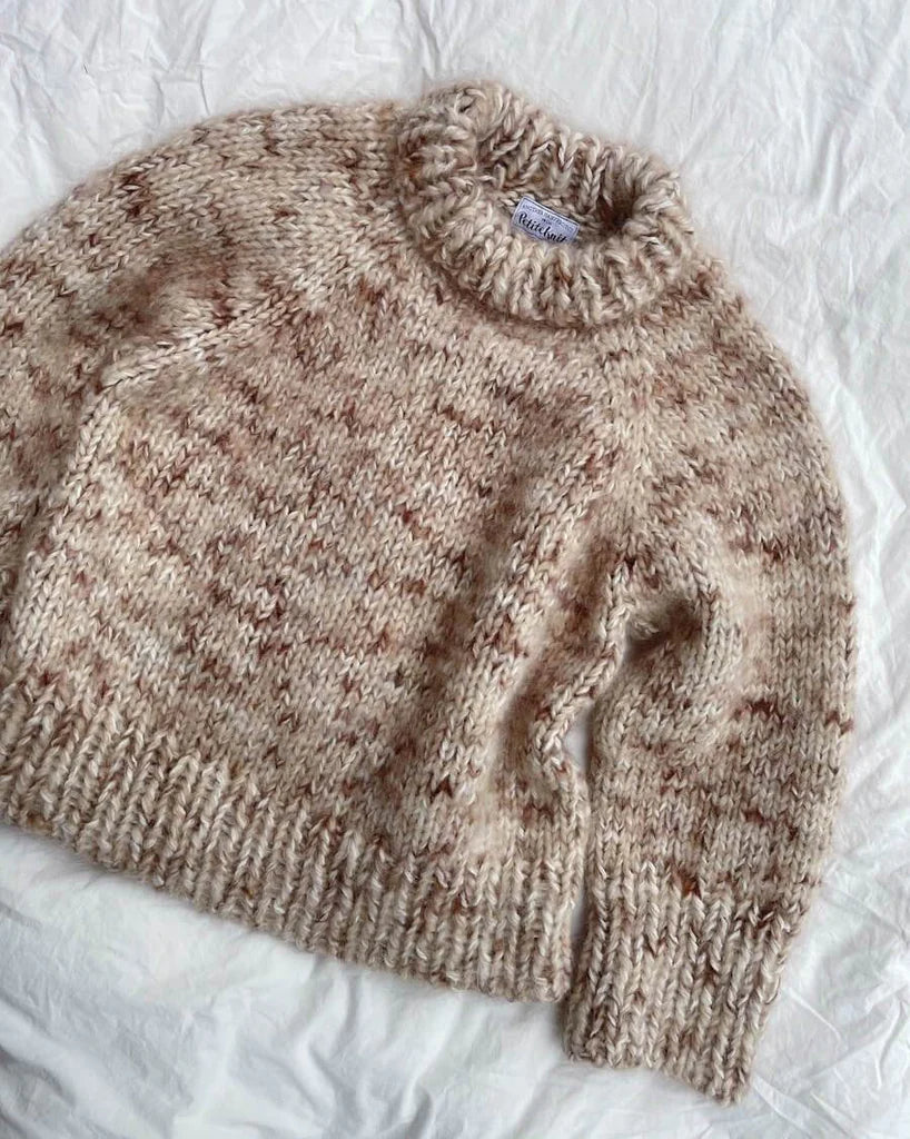 PetiteKnit opskrift - Marbel Sweater, papirudgave