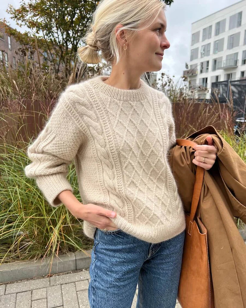 PetiteKnit opskrift - Moby sweater, papirudgave
