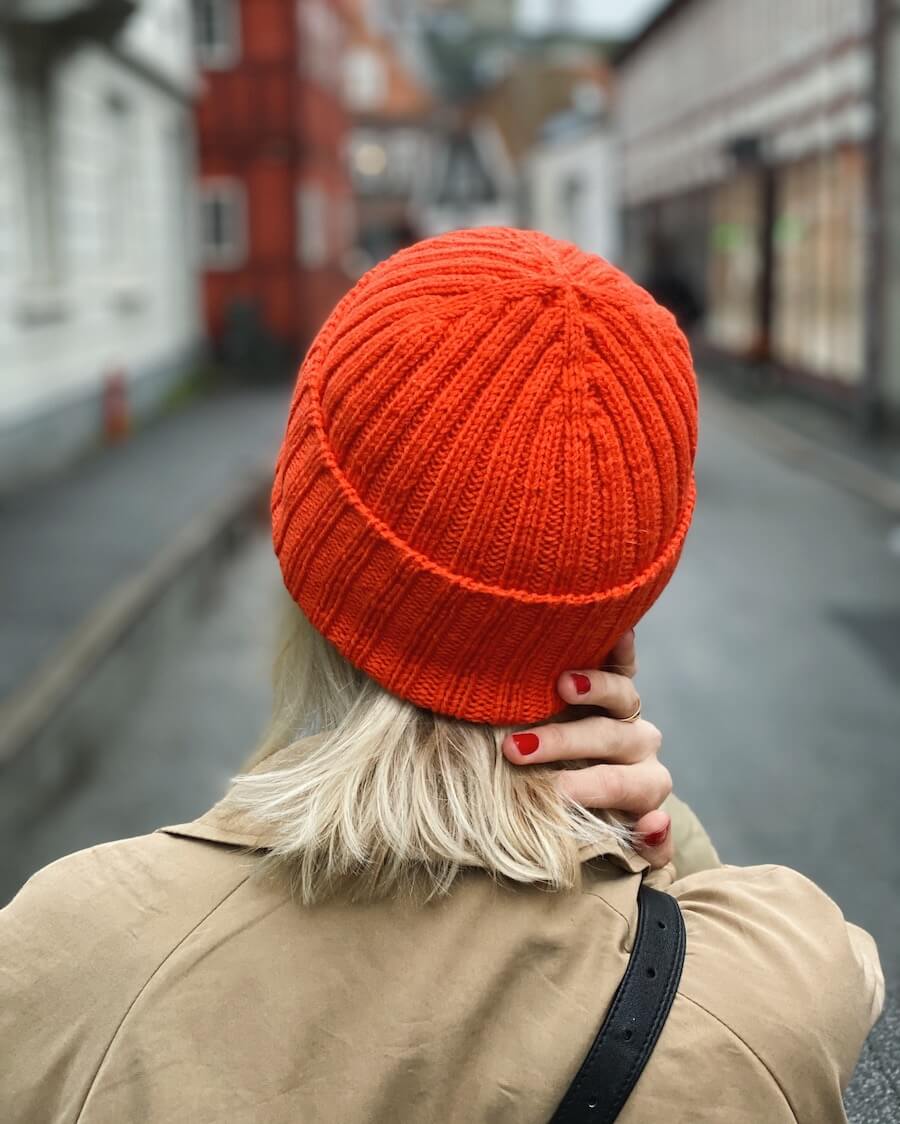 PetiteKnit opskrift - Hipsterhuen, papirudgave