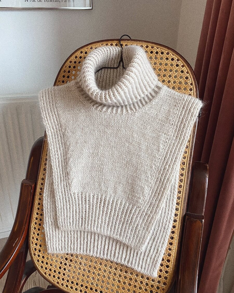 PetiteKnit opskrift - Terazzo Neck, papirudgave