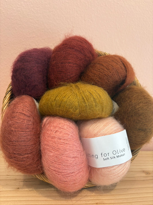 Knitting for Olive Soft Silk Mohair