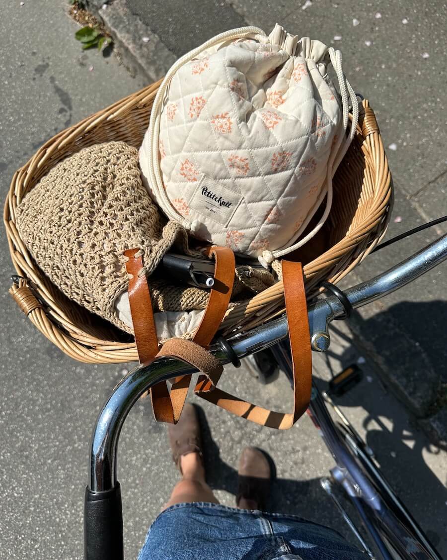PetiteKnit taske - Get your Knit Together Bag (Apricot Flower)