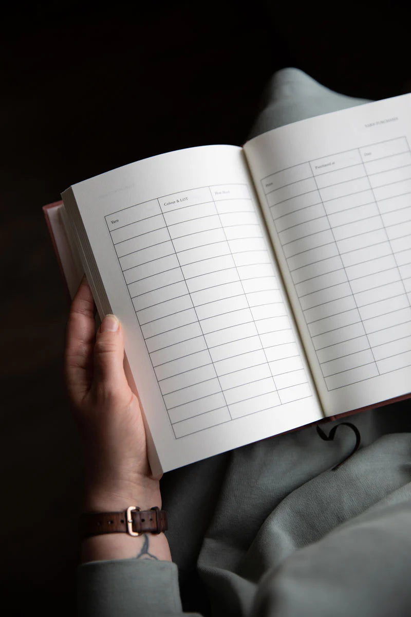 Laine Publishing - My Knitting Notes, terracotta