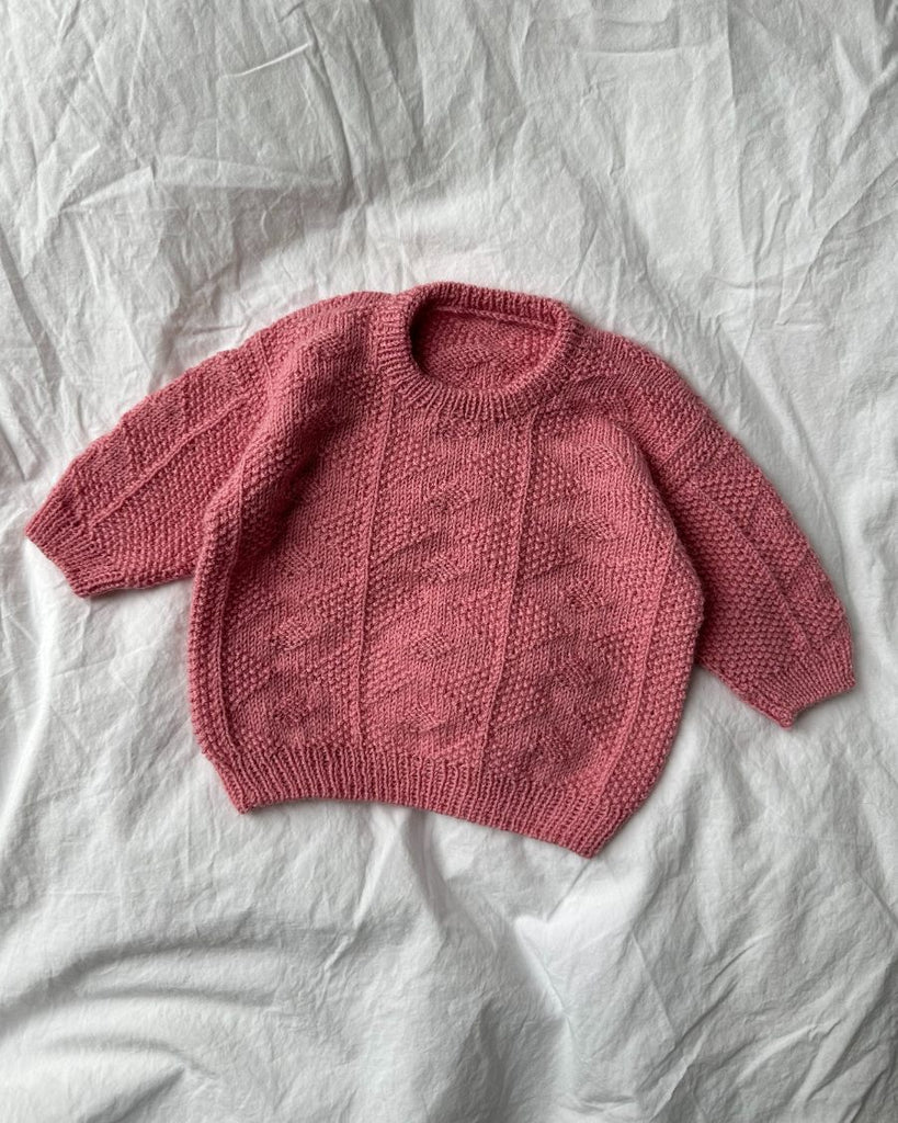 PetiteKnit opskrift - Esther Sweater baby, papirudgave