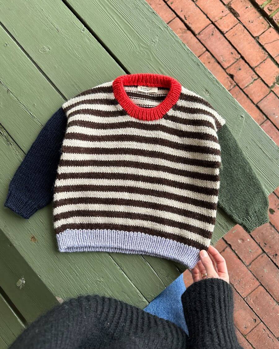 PetiteKnit opskrift - Holger Sweater, papirudgave