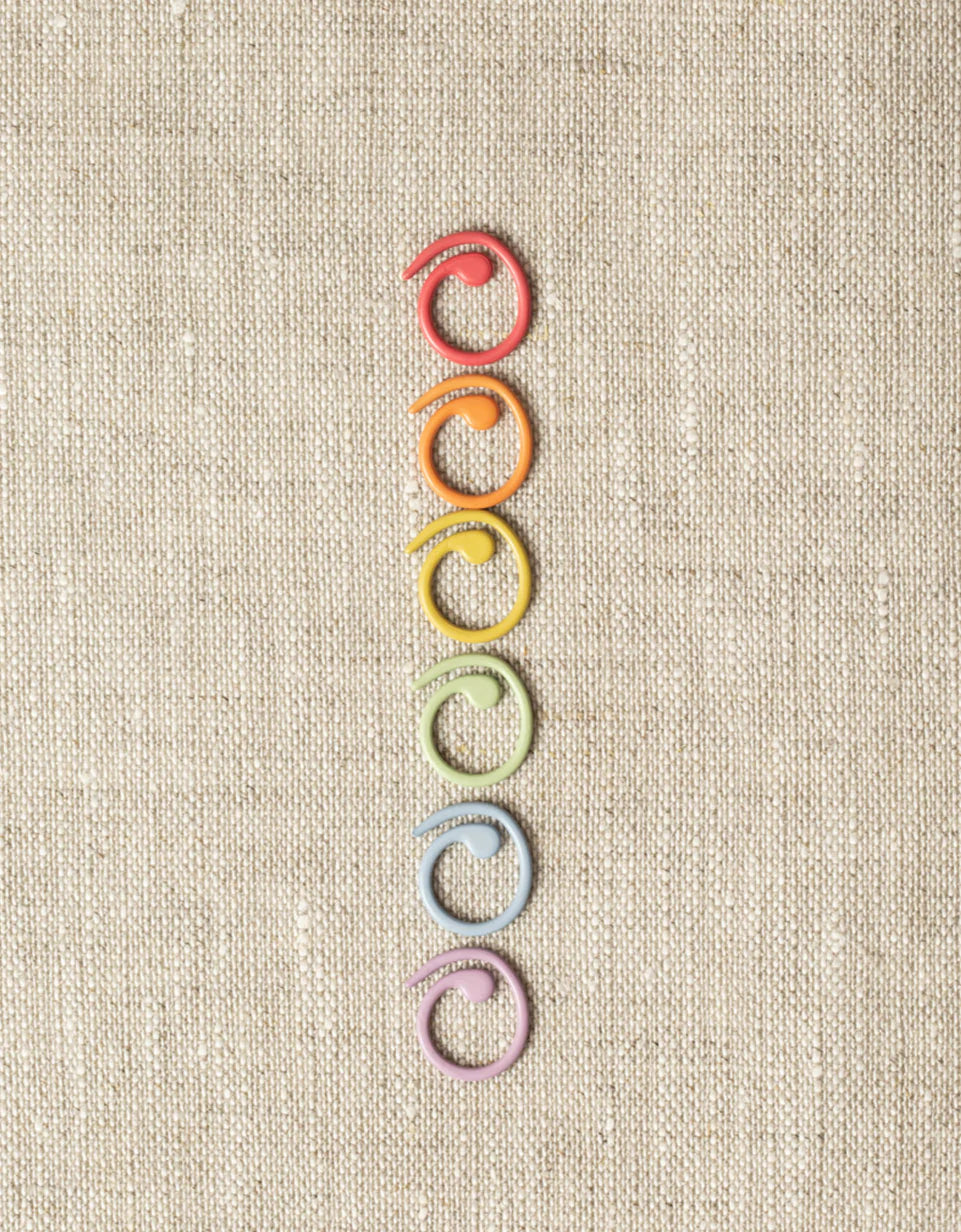 Cocoknits Colored Split Ring Markers, Medium