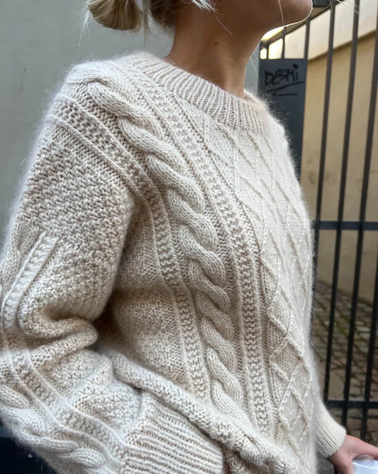 PetiteKnit opskrift - Moby sweater, papirudgave
