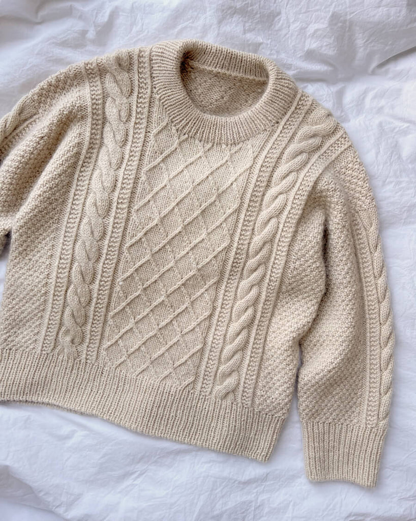 PetiteKnit opskrift - Moby sweater, papirudgave