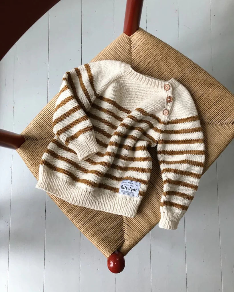 PetiteKnit opskrift - Seaside Sweater, papirudgave